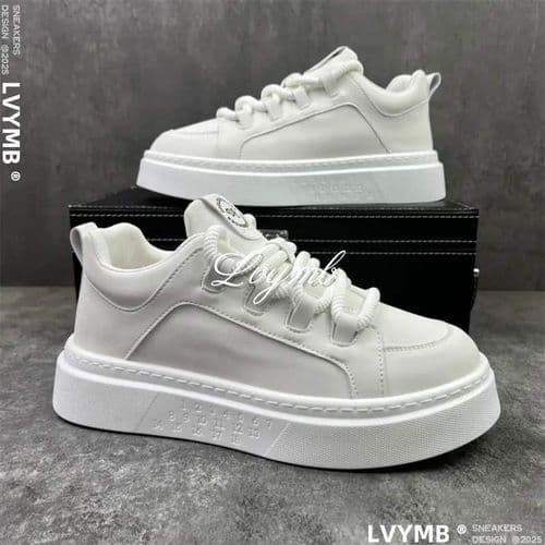 Fashion Sneaker Shoes- White